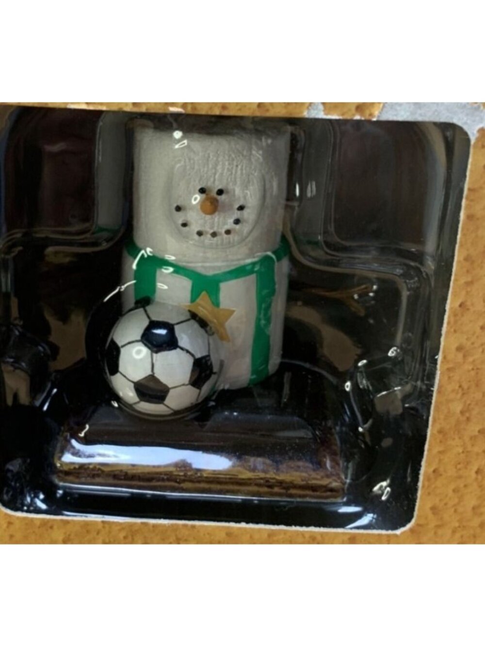 Midwest Smores Original Soccer Snowman Figurine Box